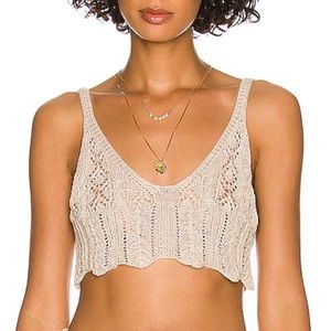 SNDYS Nile Knit Top in beige